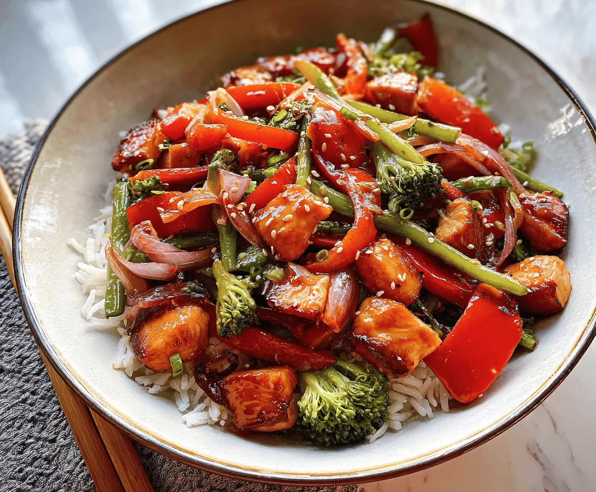 Easy Honey Garlic Chicken Stir Fry Recipe