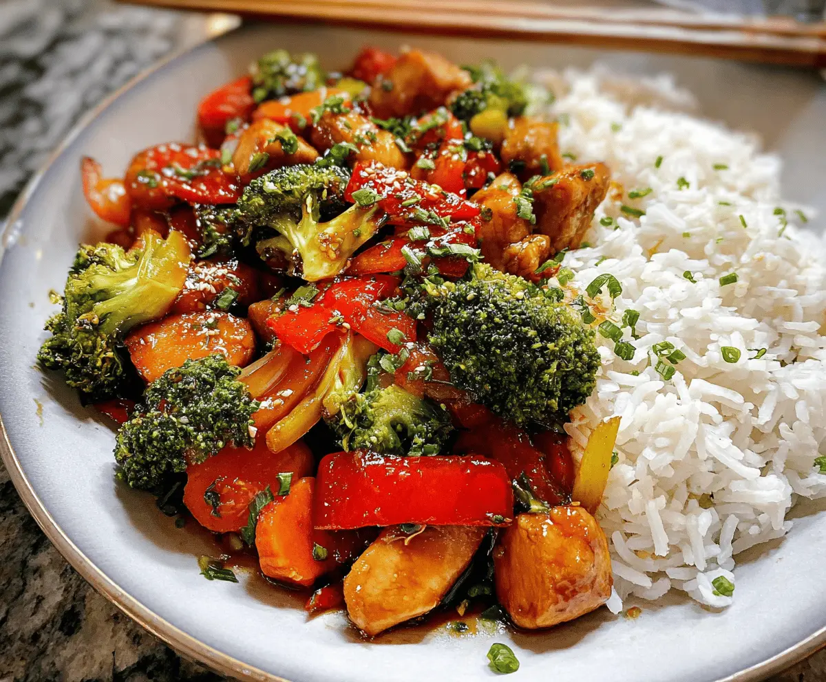 Easy Honey Garlic Chicken Stir Fry Recipe
