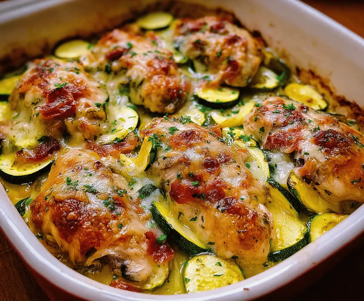 Easy Chicken Zucchini Bake for Quick Dinners