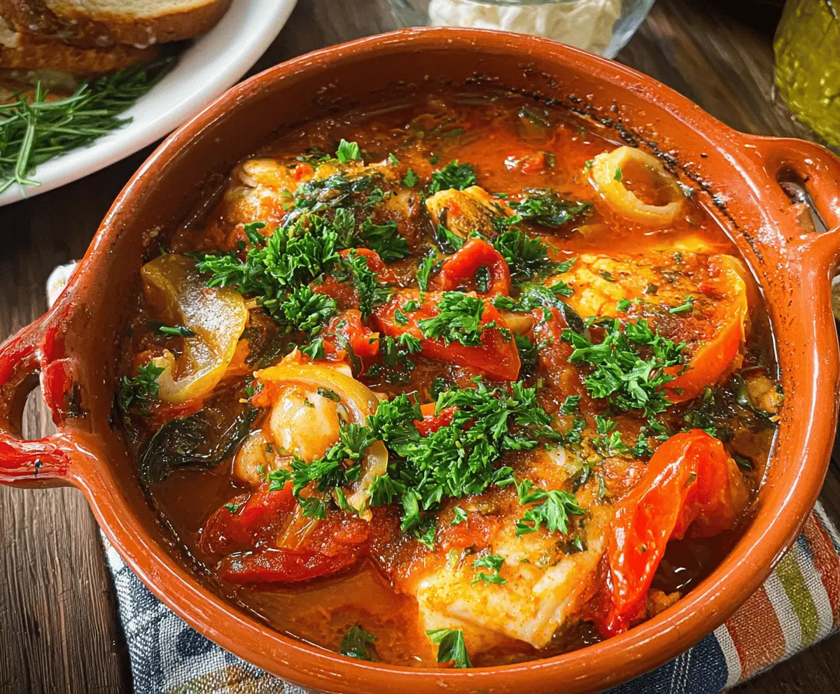 Easy Portuguese Fish Stew Recipe