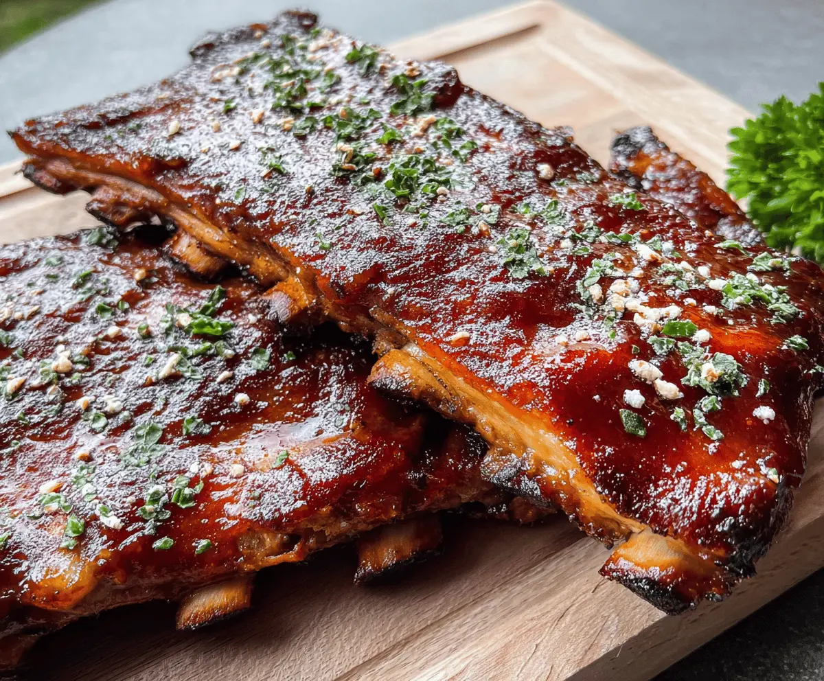 Easy Sweet and Sticky BBQ Ribs Recipe