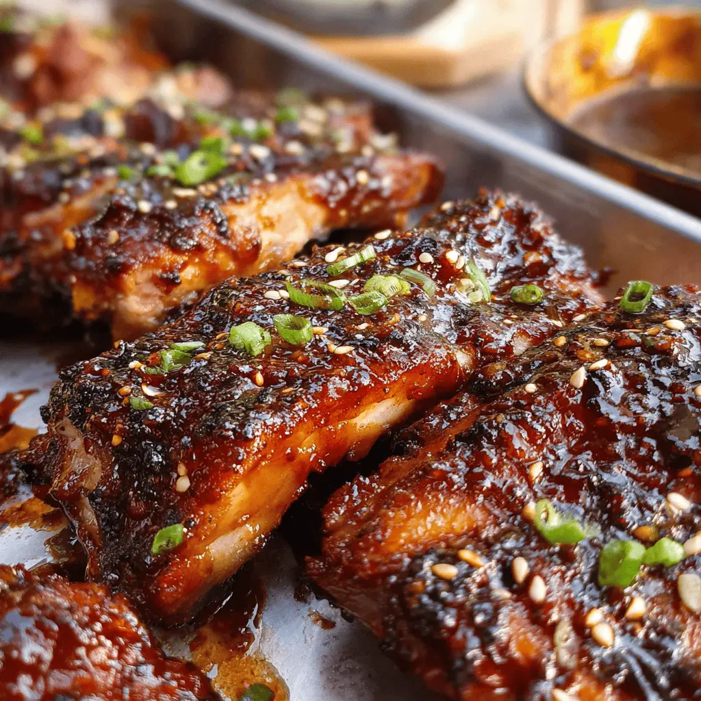 Easy Sweet and Sticky BBQ Ribs Recipe