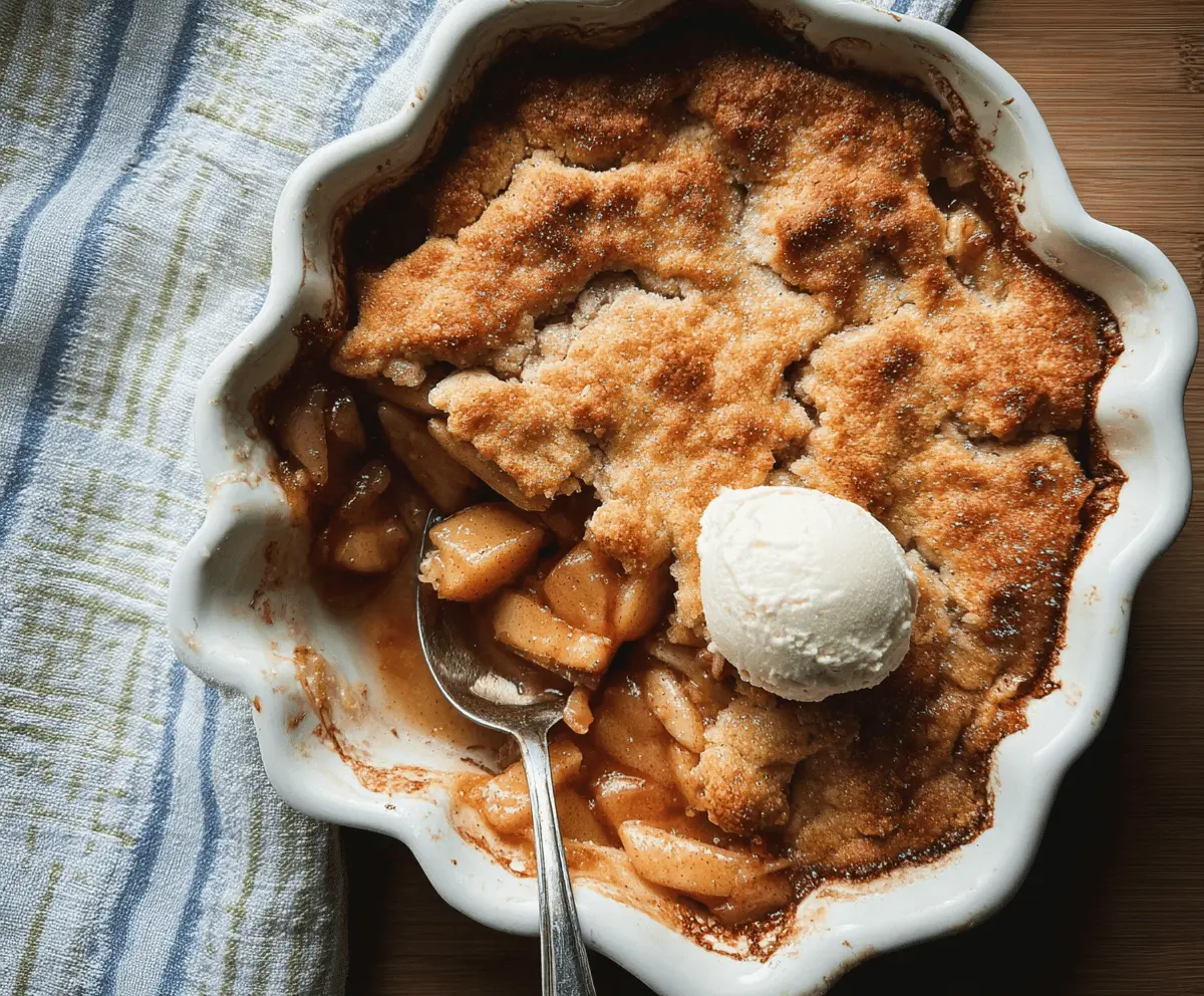 Easy Homemade Apple Cobbler Recipe
