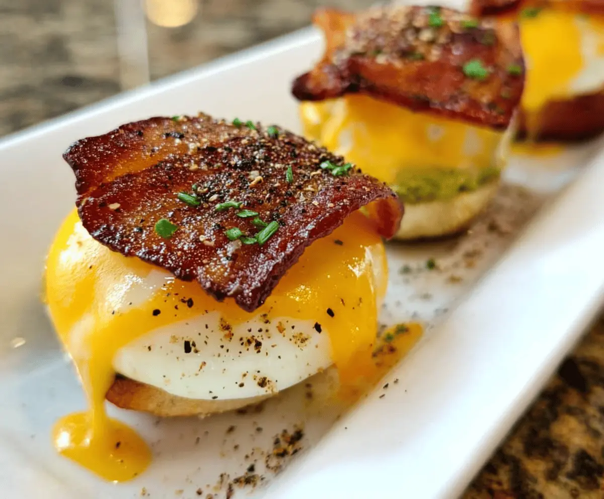 Easy Keto Bacon Egg Cheese Sliders Recipe