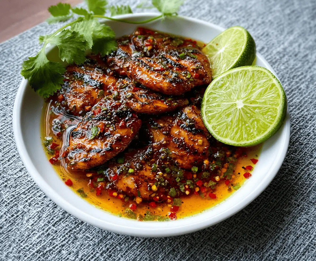 Quick Zesty Chili Lime Marinade Recipe