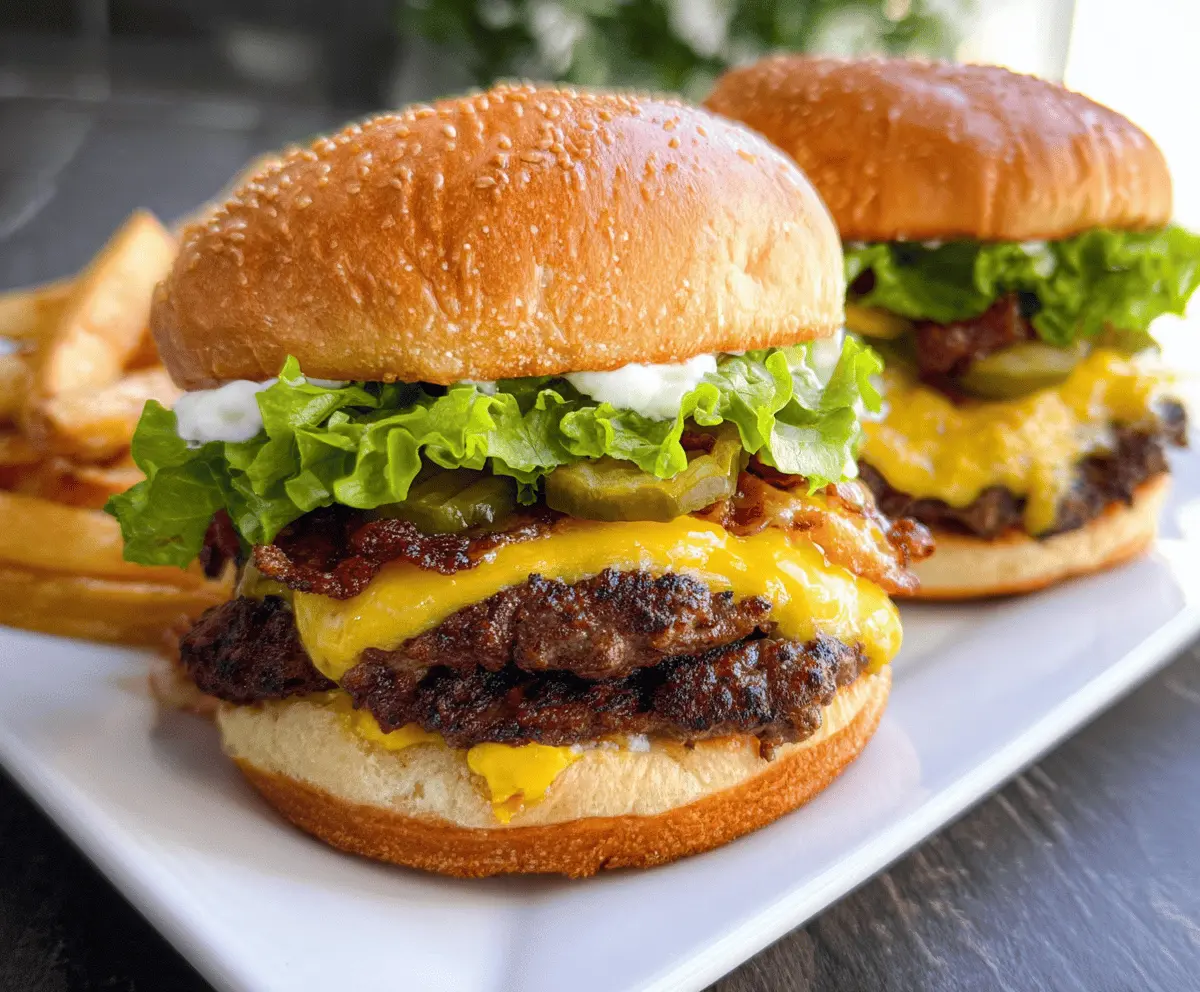 Easy Blackstone Smash Burgers Recipe