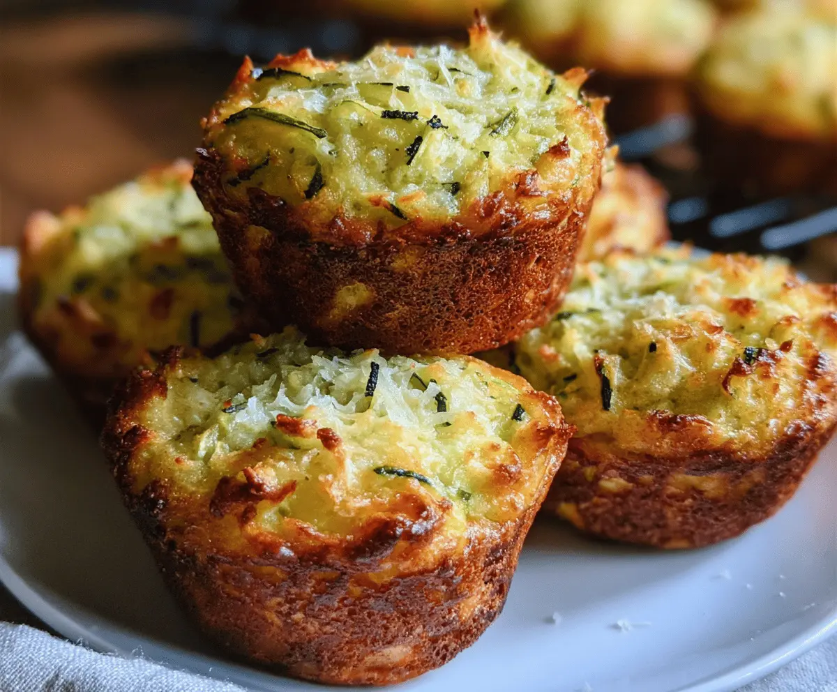Easy Crispy Parmesan Zucchini Potato Muffins