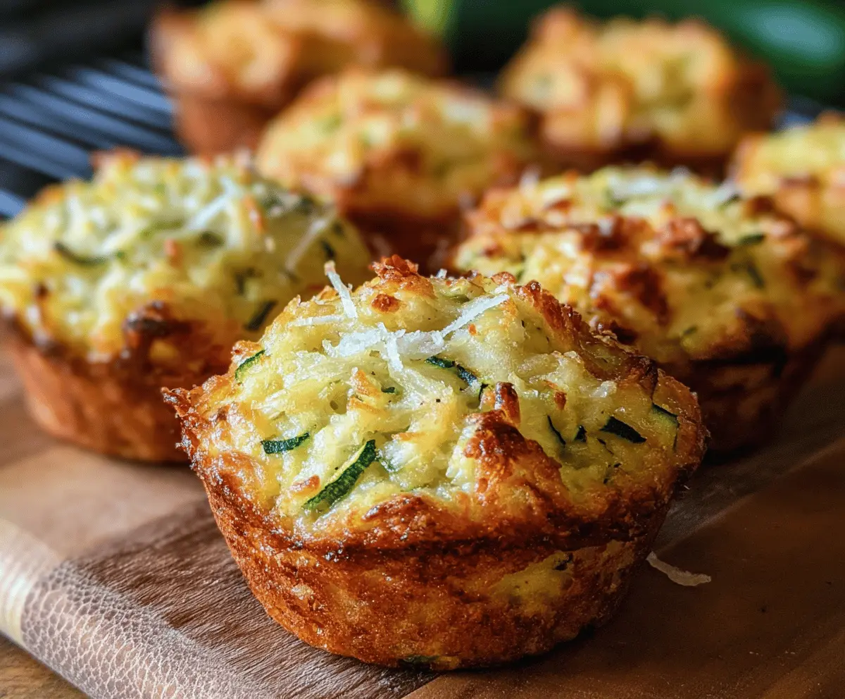Easy Crispy Parmesan Zucchini Potato Muffins