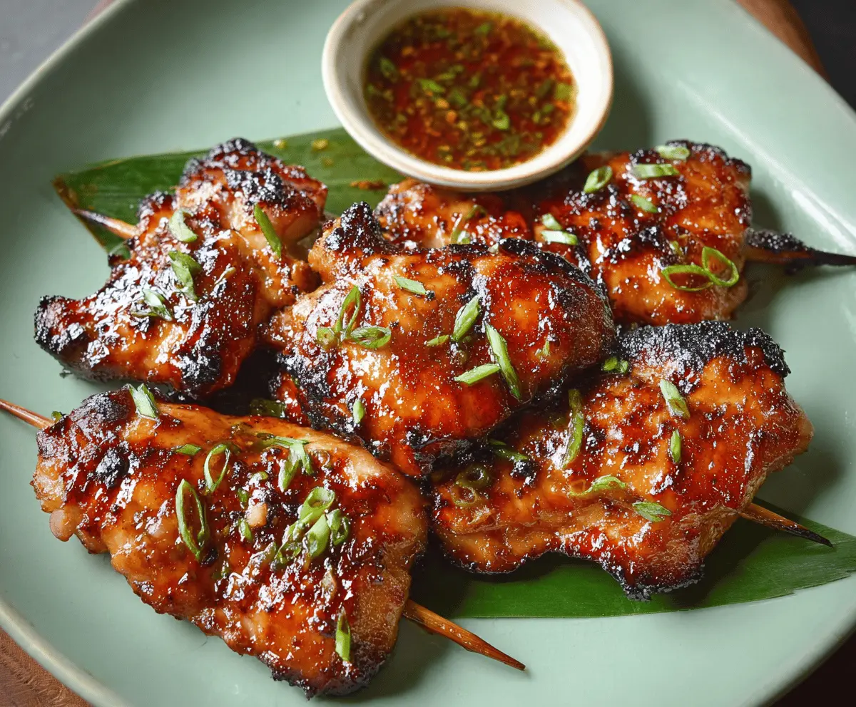 Easy Filipino Chicken Barbecue Recipe
