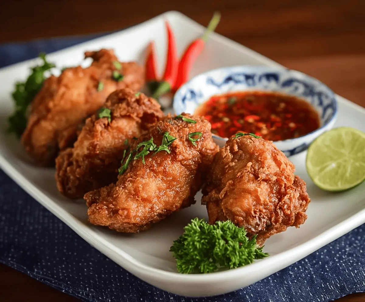 Easy Crispy Gai Tod Thai Fried Chicken