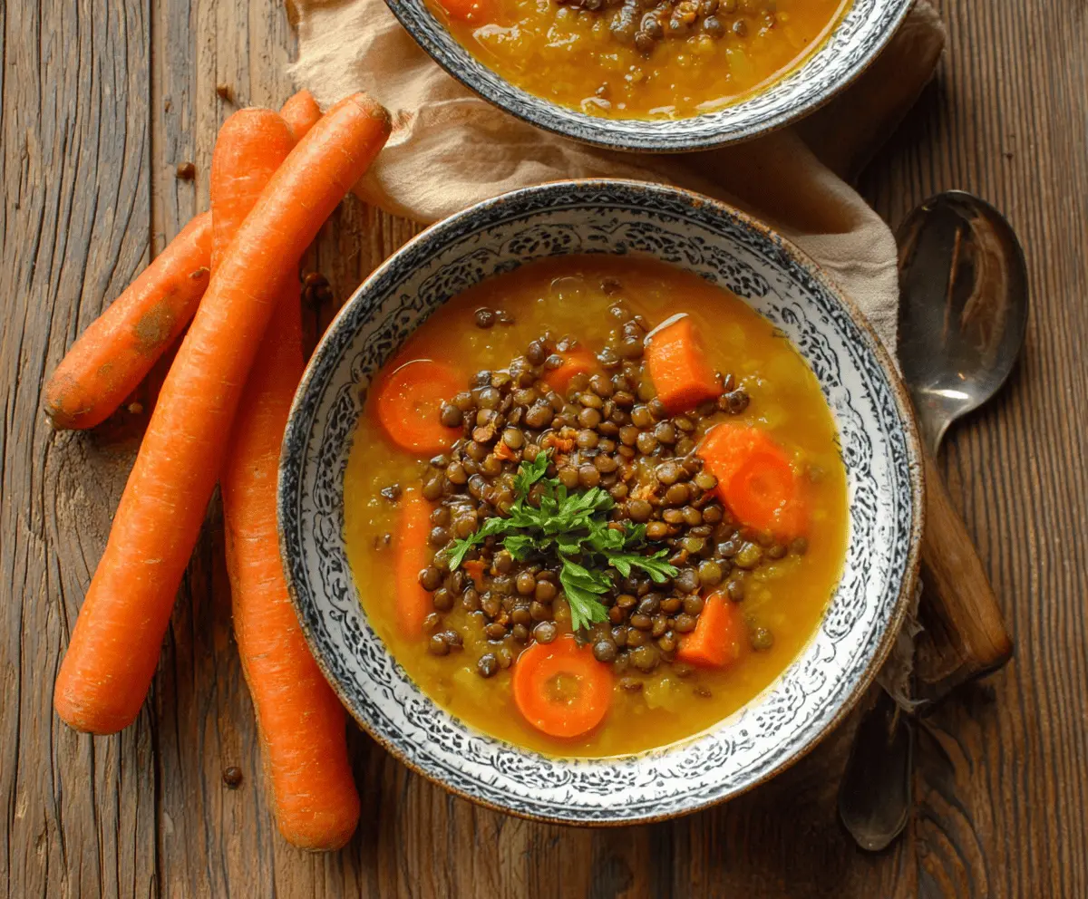 Hearty Carrot and Lentil Soup Recipe