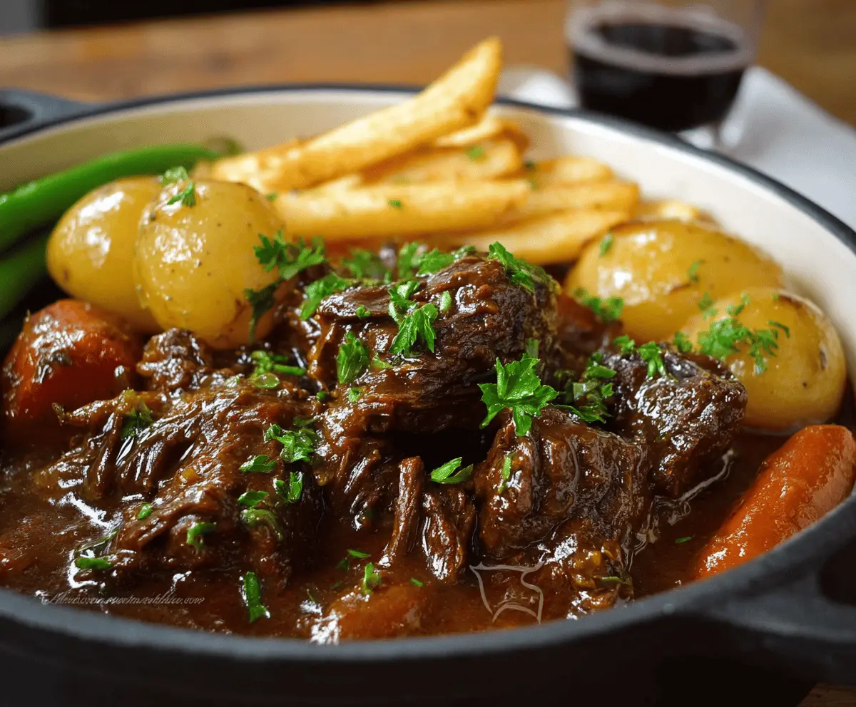 Belgian Beef Stew Slow Cooked to Tender Perfection