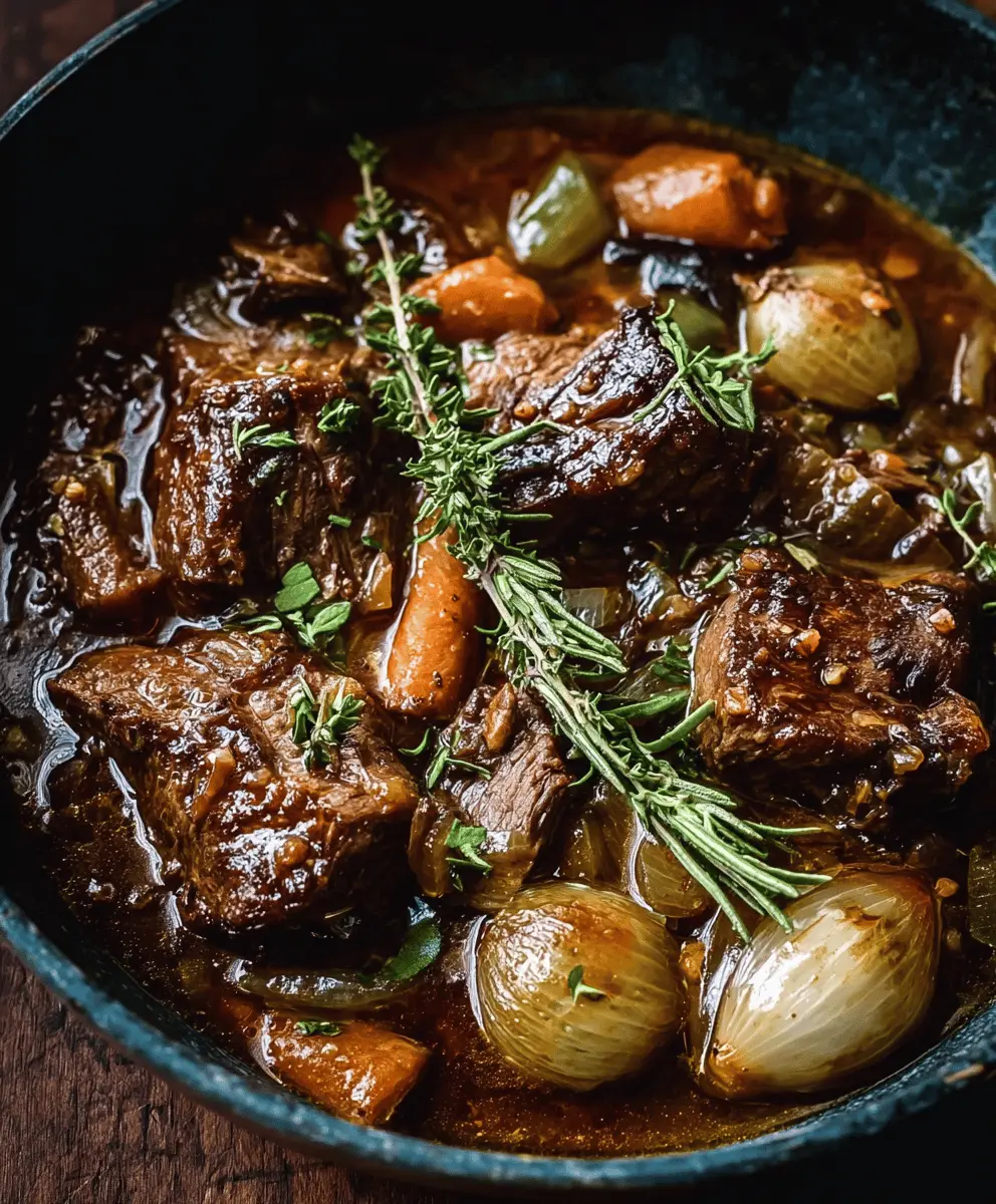 Belgian Beef Stew Slow Cooked to Tender Perfection