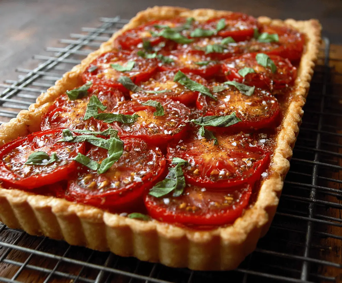 Easy Tomato Tart Recipe with Fresh Herbs
