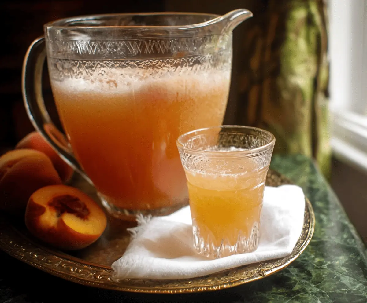 Grandma's Peach Punch Recipe for Summer Fun