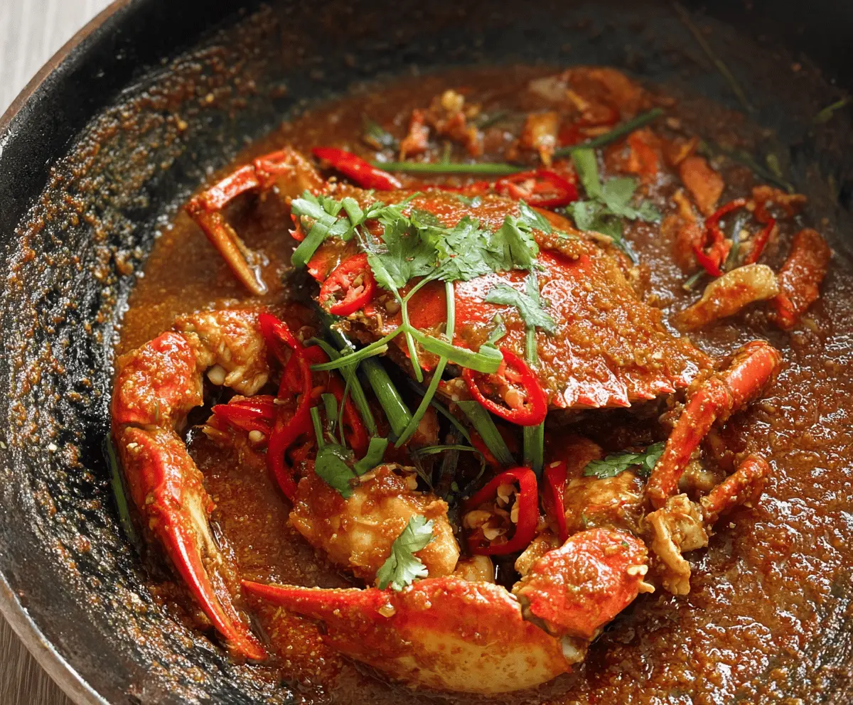 Easy Singaporean Chili Crab Recipe for Beginners