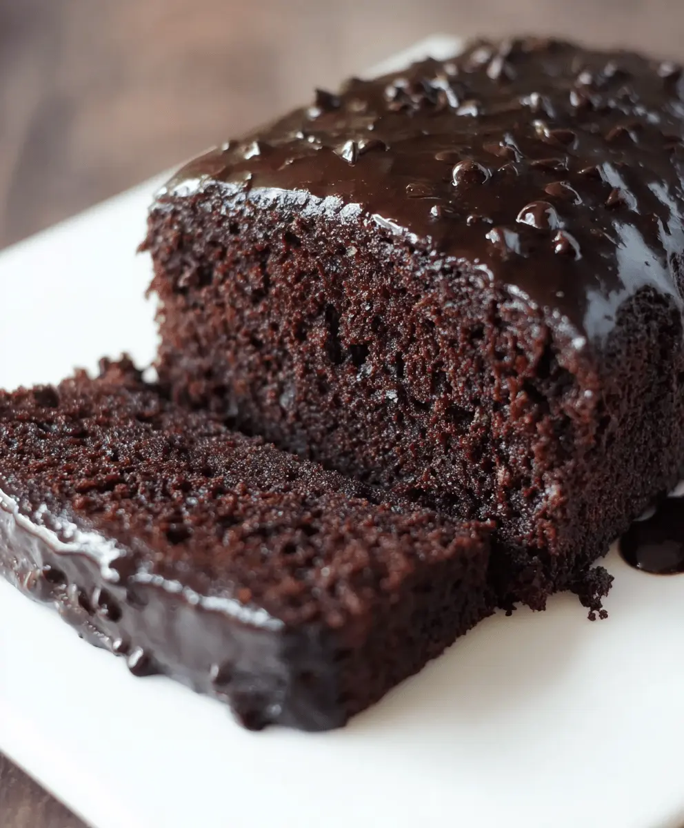 Moist Chocolate Zucchini Cake Recipe