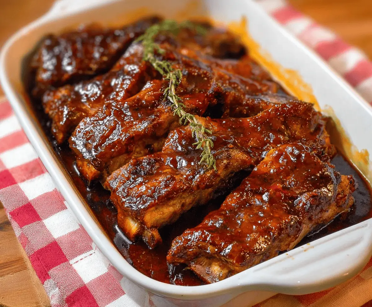 Fall Apart Oven Baked Country Style Pork Ribs