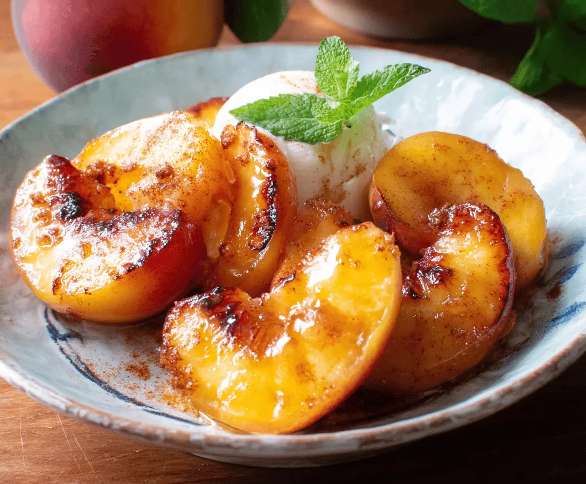 Easy Air Fryer Peaches Recipe for Summer