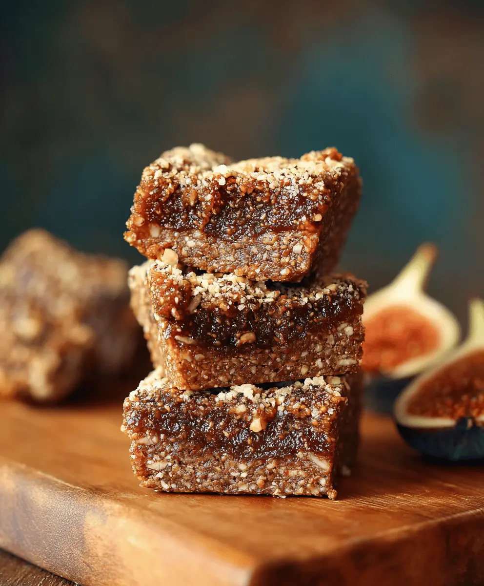 Healthy Vegan Fig Bars Recipe for Easy Snacking