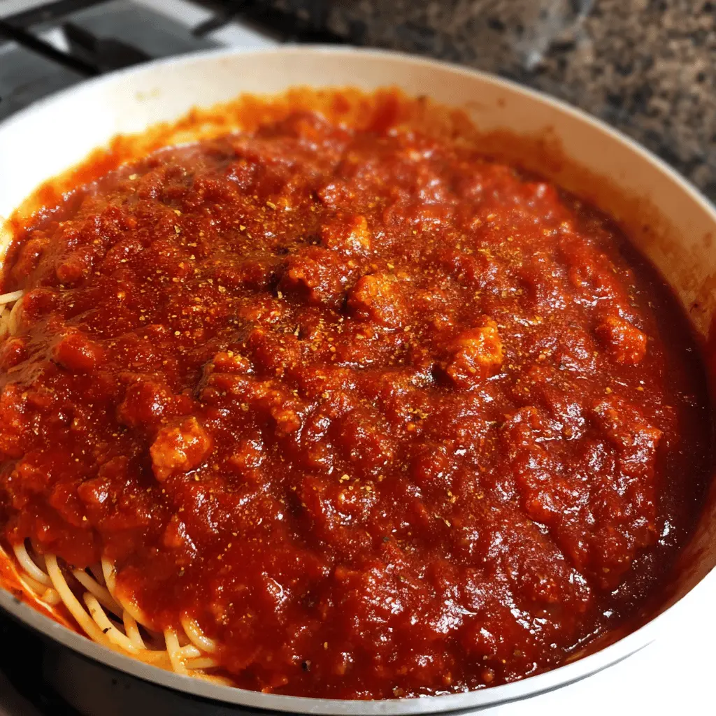 Top Secret Spaghetti Sauce Recipe with Rich Flavor
