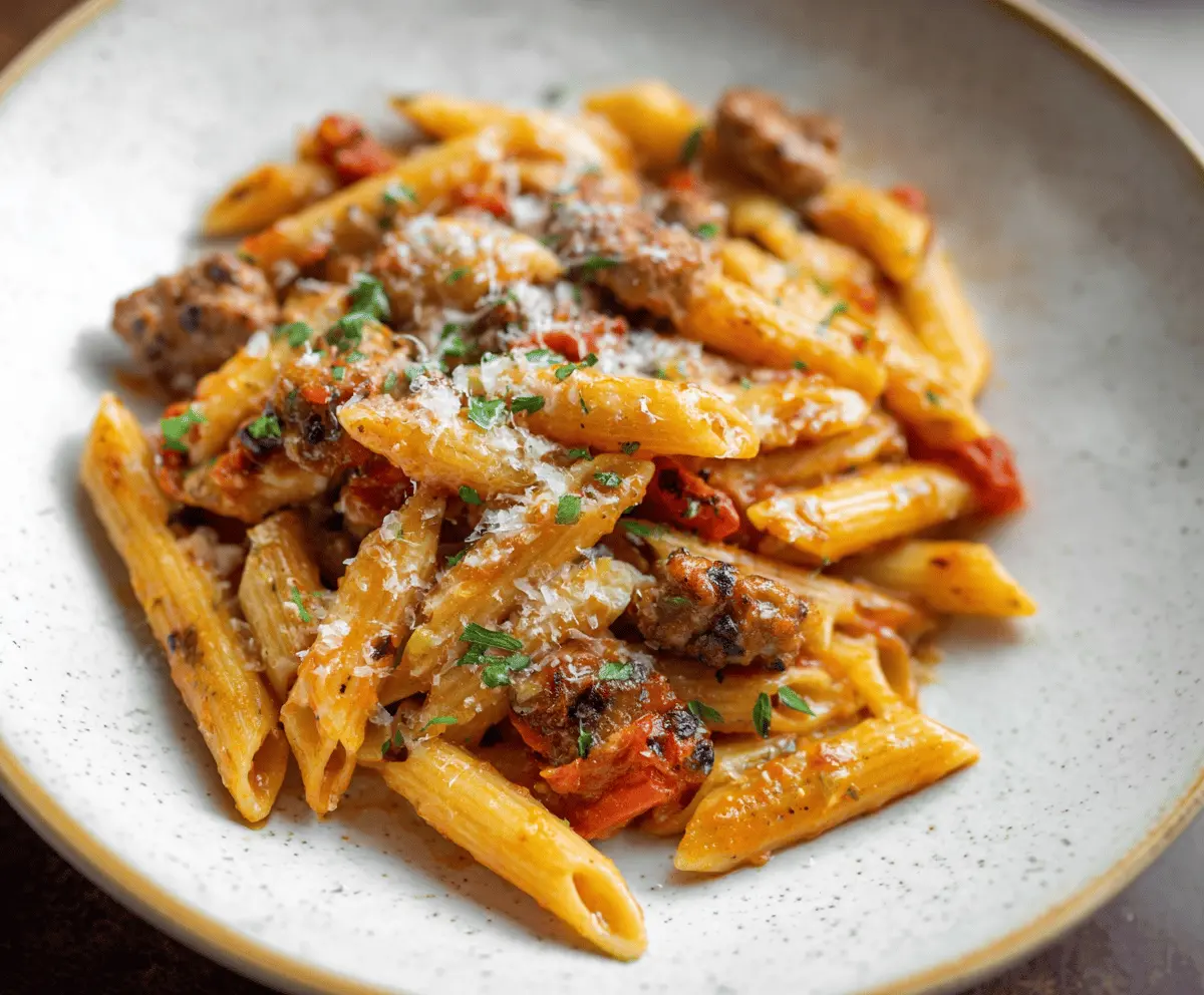 Easy Spicy Sausage Pasta Recipe