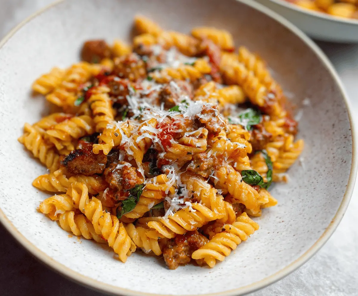 Easy Spicy Sausage Pasta Recipe