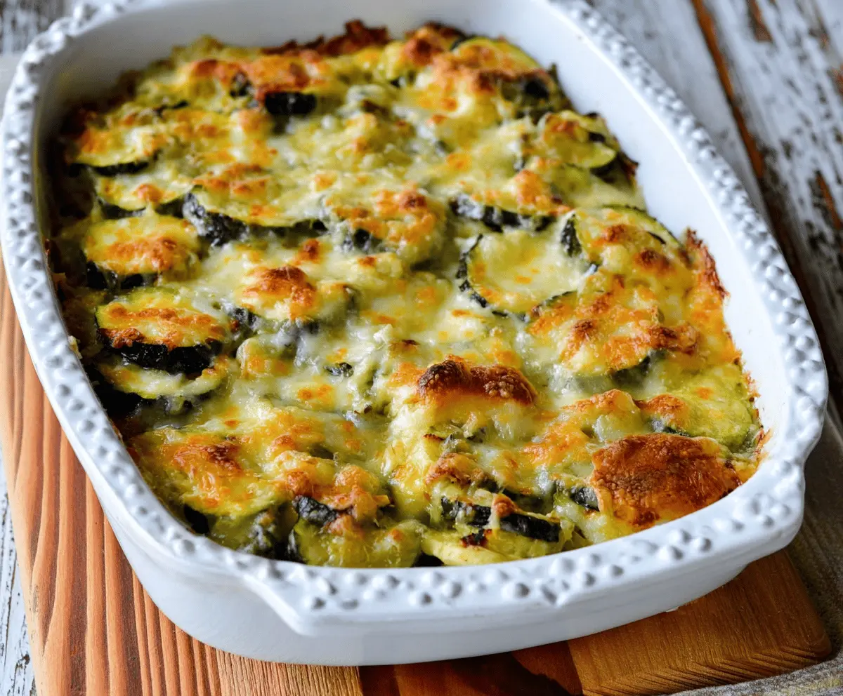 Easy Cheesy Zucchini Bake Recipe