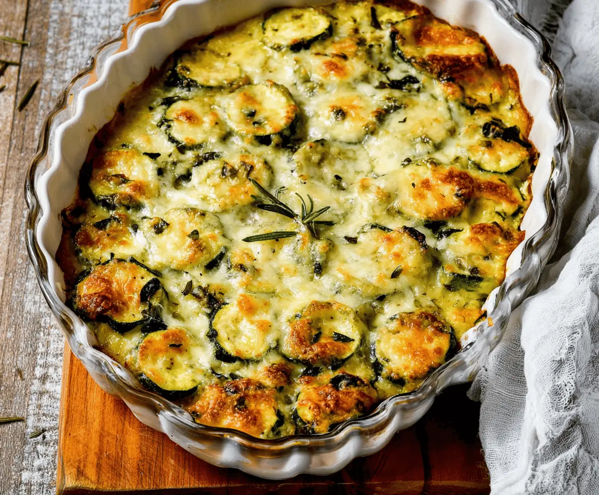 Easy Cheesy Zucchini Bake Recipe