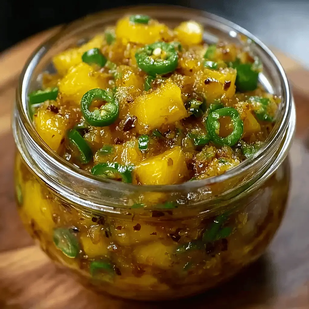 Spicy Pineapple Jalapeño Chutney Recipe
