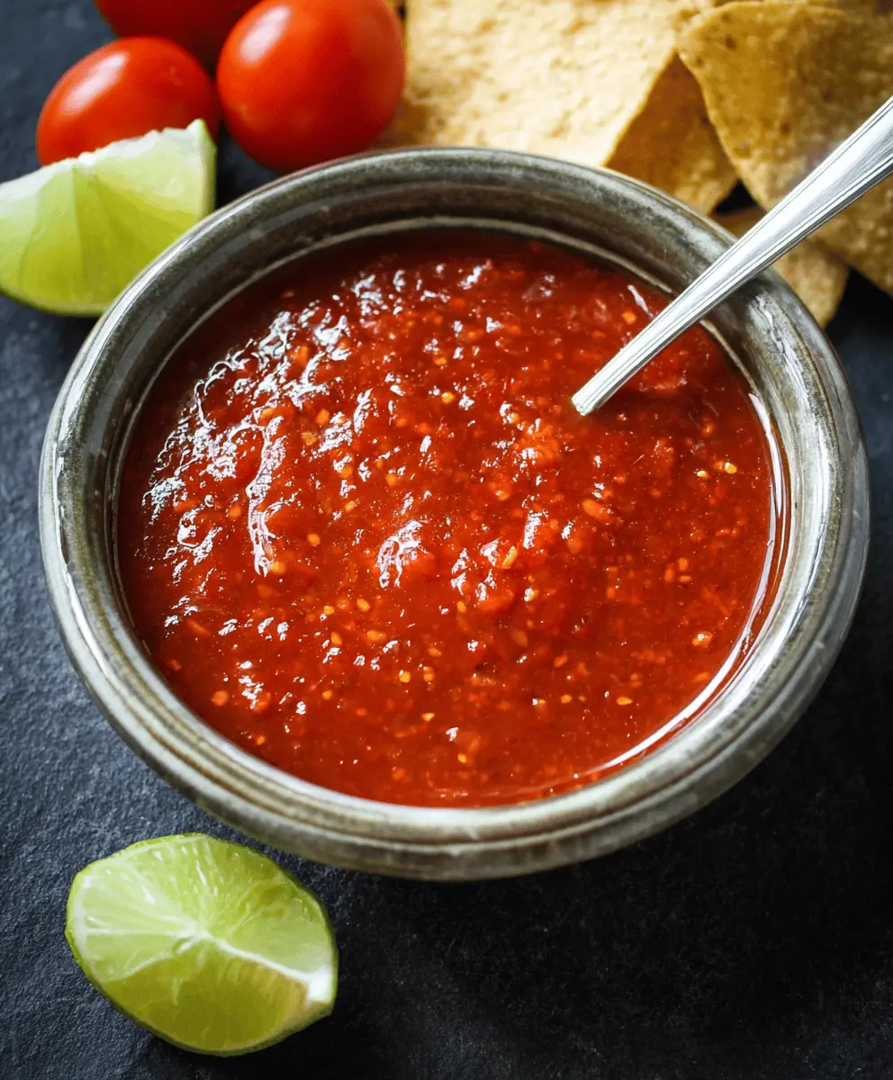 Easy Salsa Roja Recipe with 6 Simple Ingredients