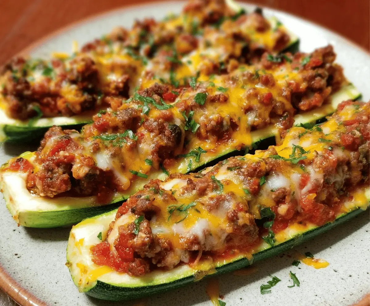 Easy Stuffed Zucchini Boats Recipe