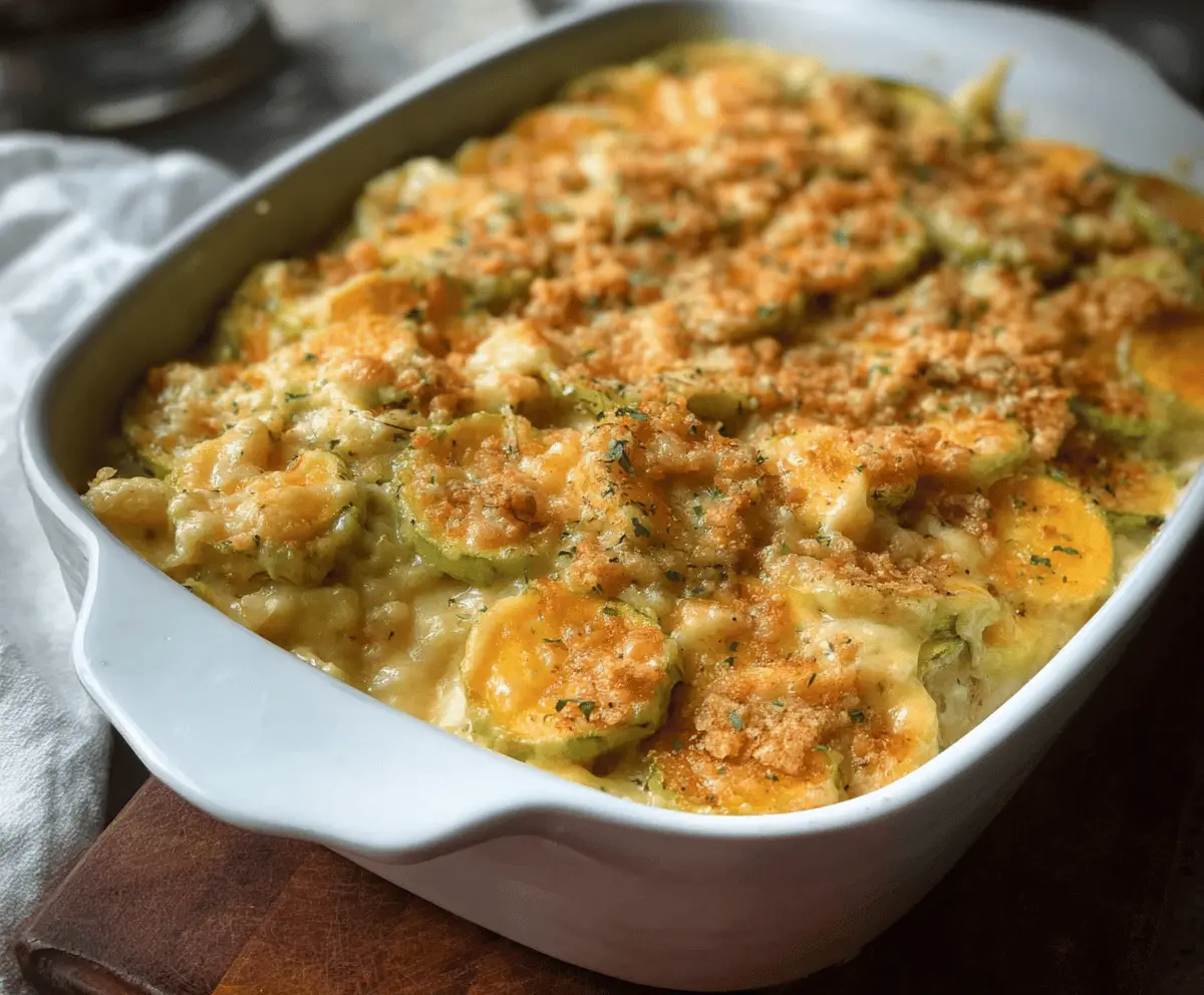 Easy Kentucky Squash Casserole Recipe