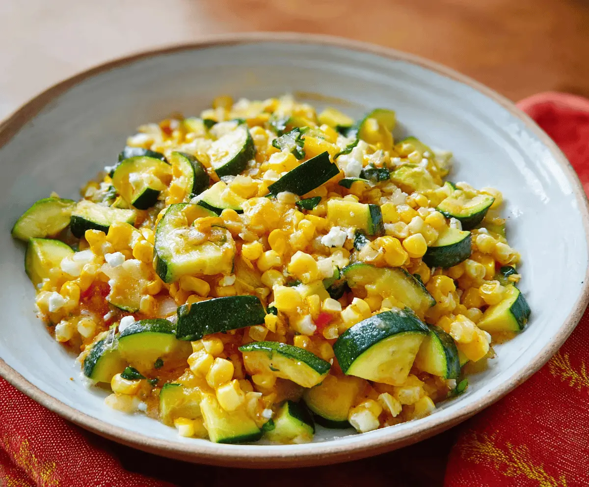 Easy Calabacitas Recipe with Zucchini and Corn