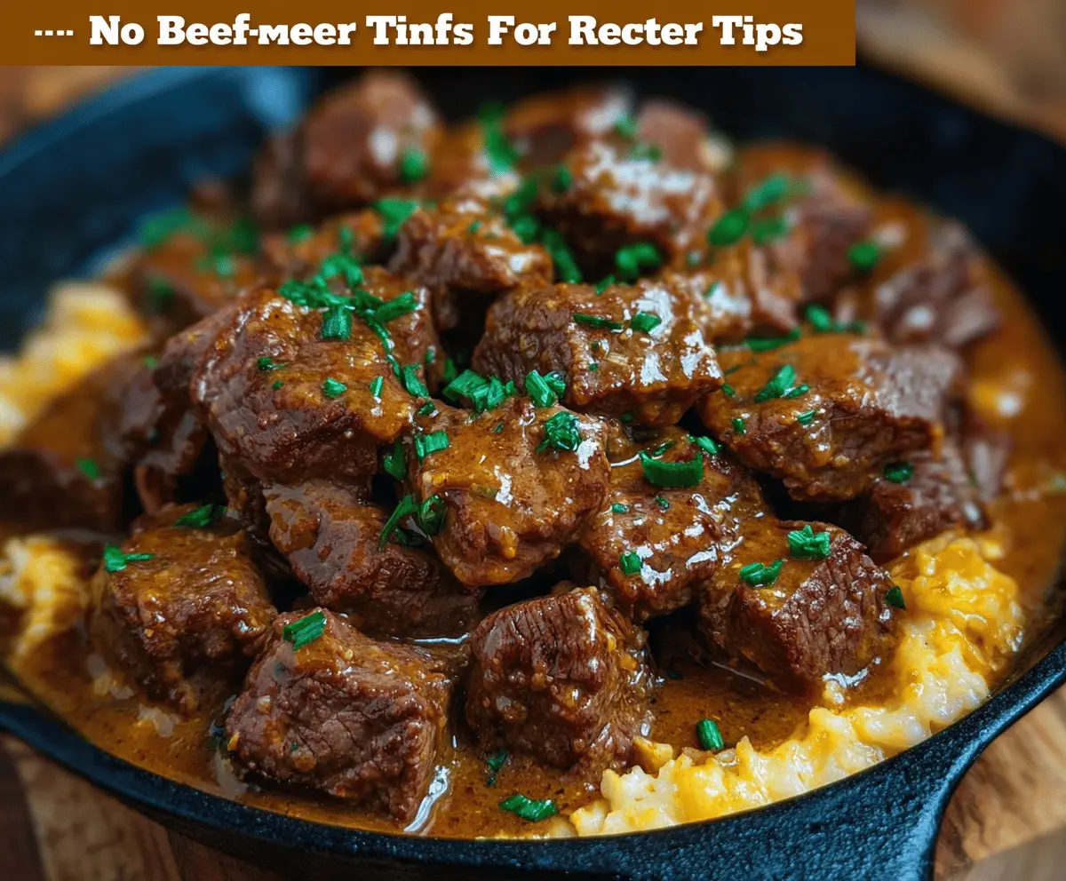 No-Peek Beef Tips Recipe for Tender, Juicy Flavor