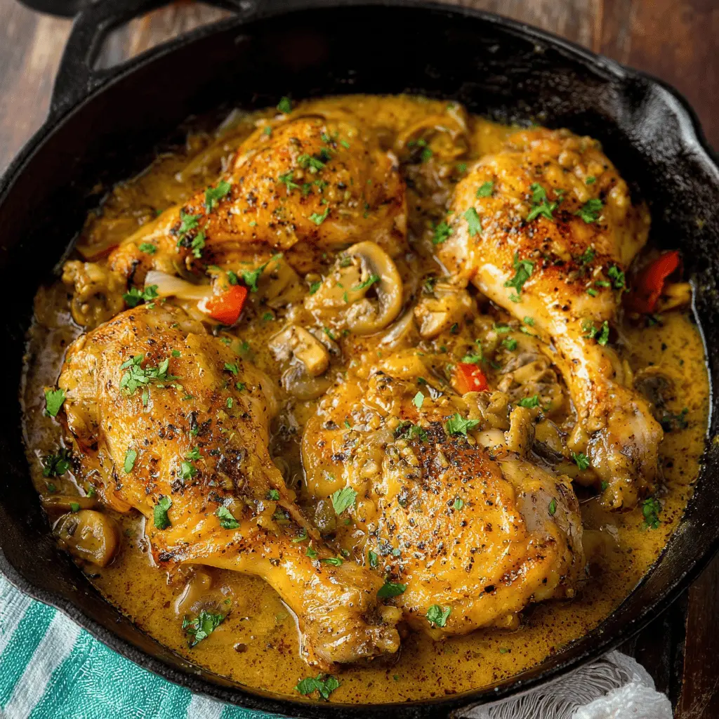 Easy Southern Smothered Chicken Recipe