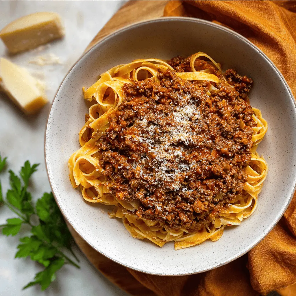 Easy Slow Cooked Bolognese Sauce Recipe