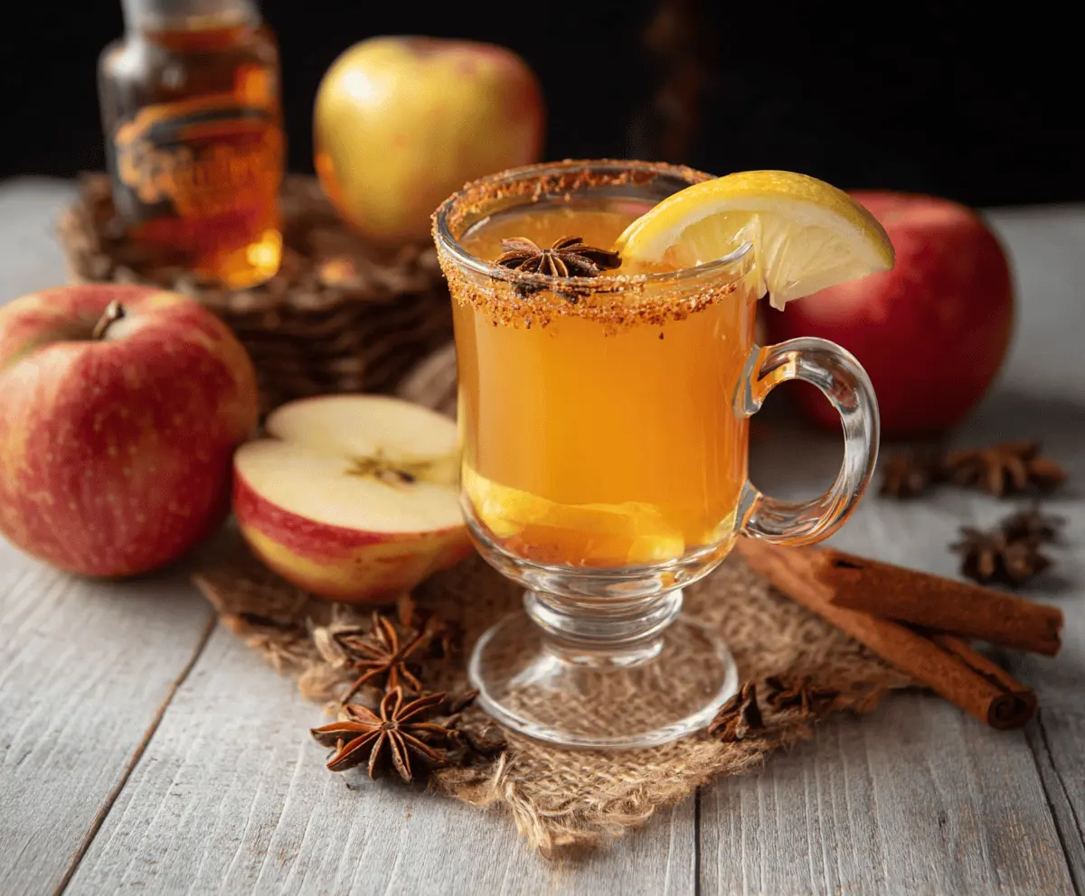 Apple Cider Fireball Hot Toddy