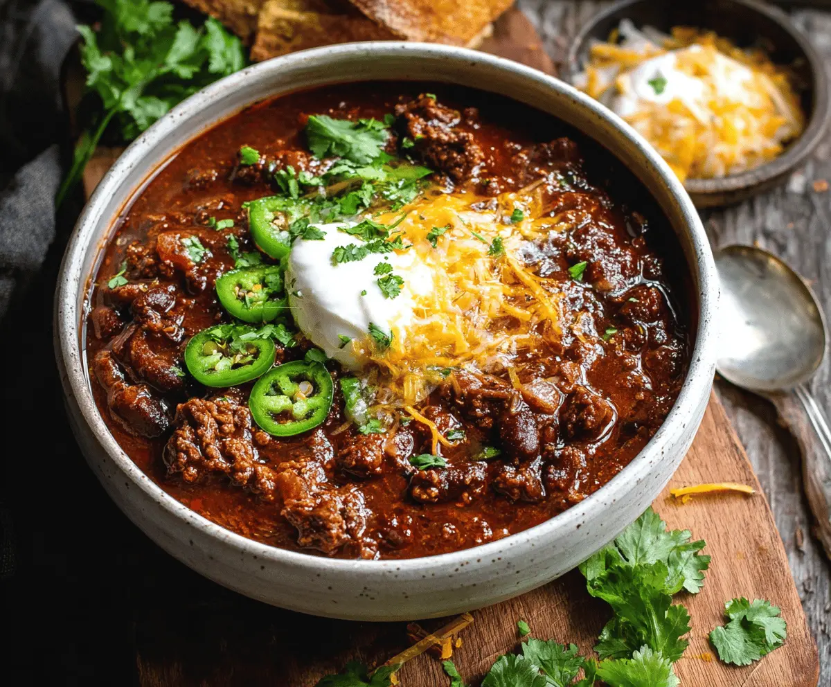 Best Beef Chili Recipe for Cozy Nights