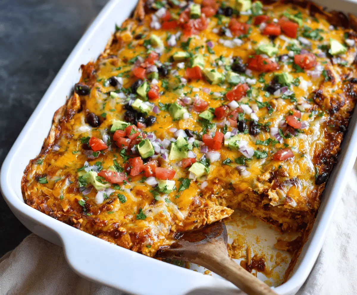 Chicken Enchilada Casserole