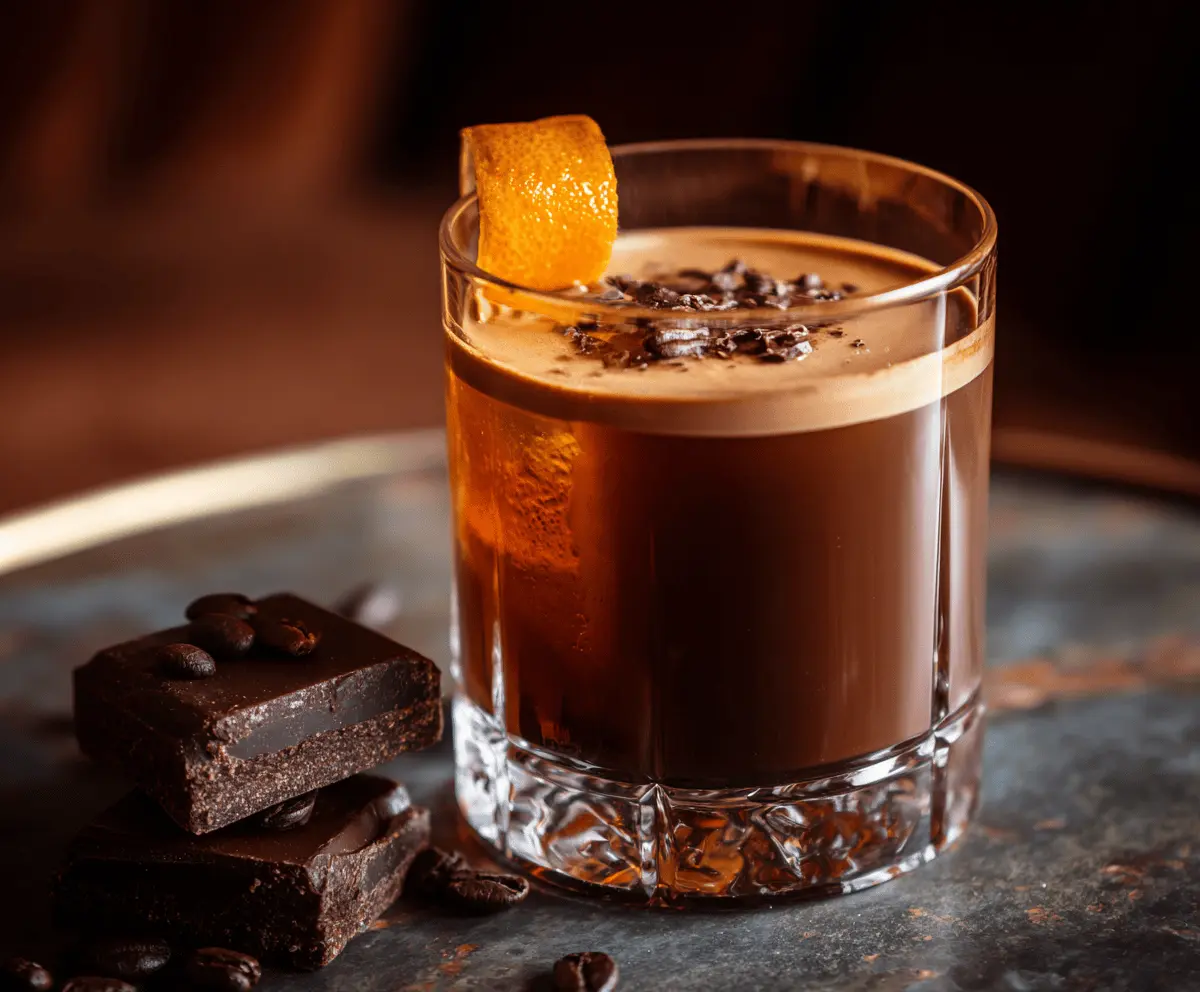 Chocolate Espresso Old Fashioned