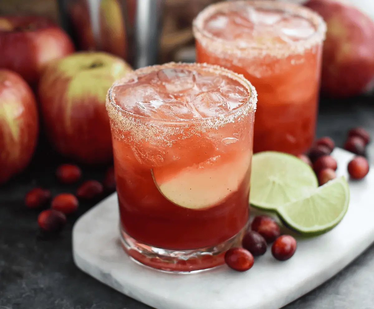 Cranberry Apple Margarita