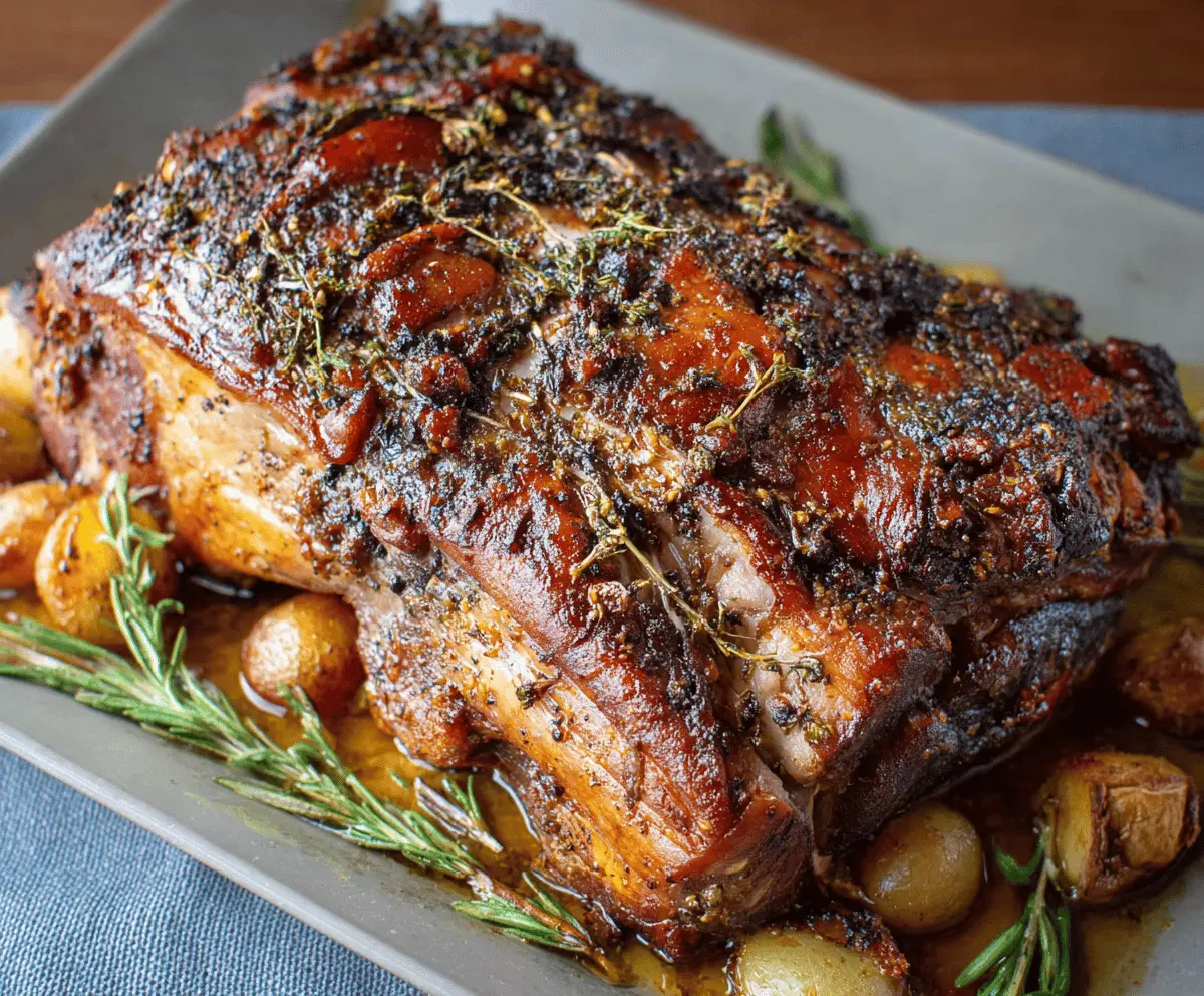 Oven Roasted Pork Butt