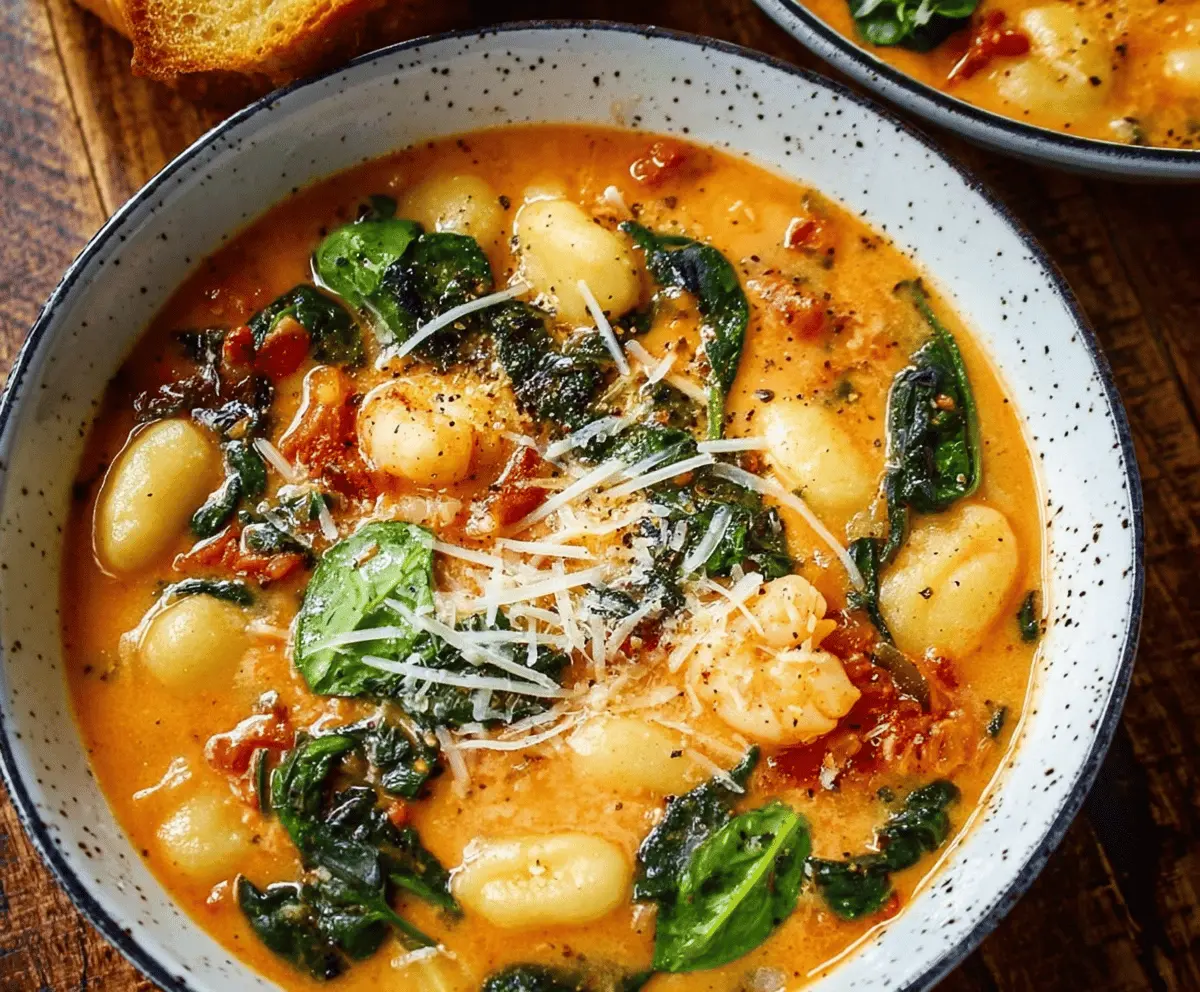 Quick & Easy Gnocchi Soup