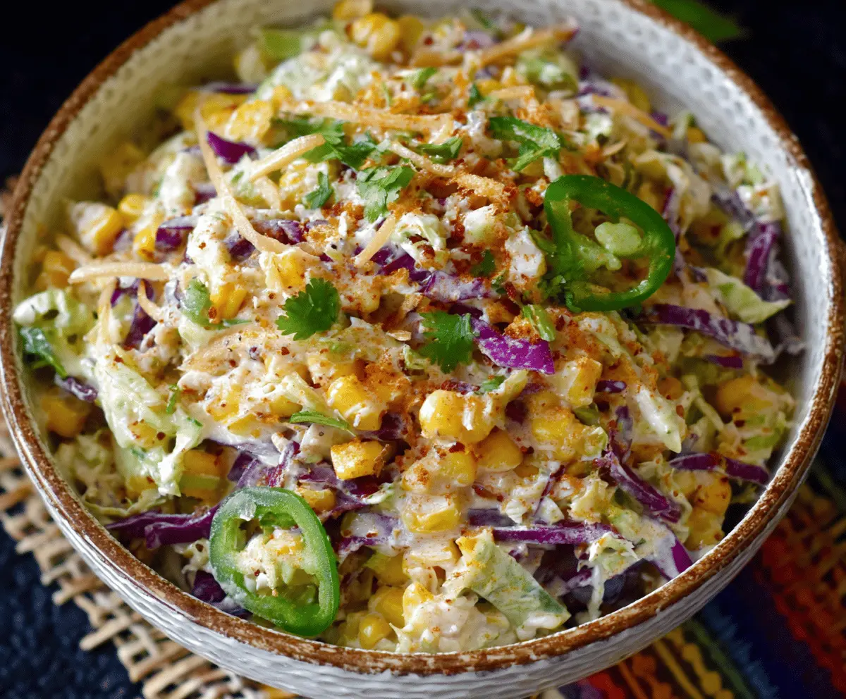 Mexican Corn Coleslaw