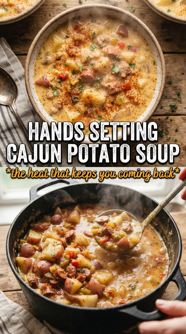 Cajun Potato Soup creamy smoky hearty