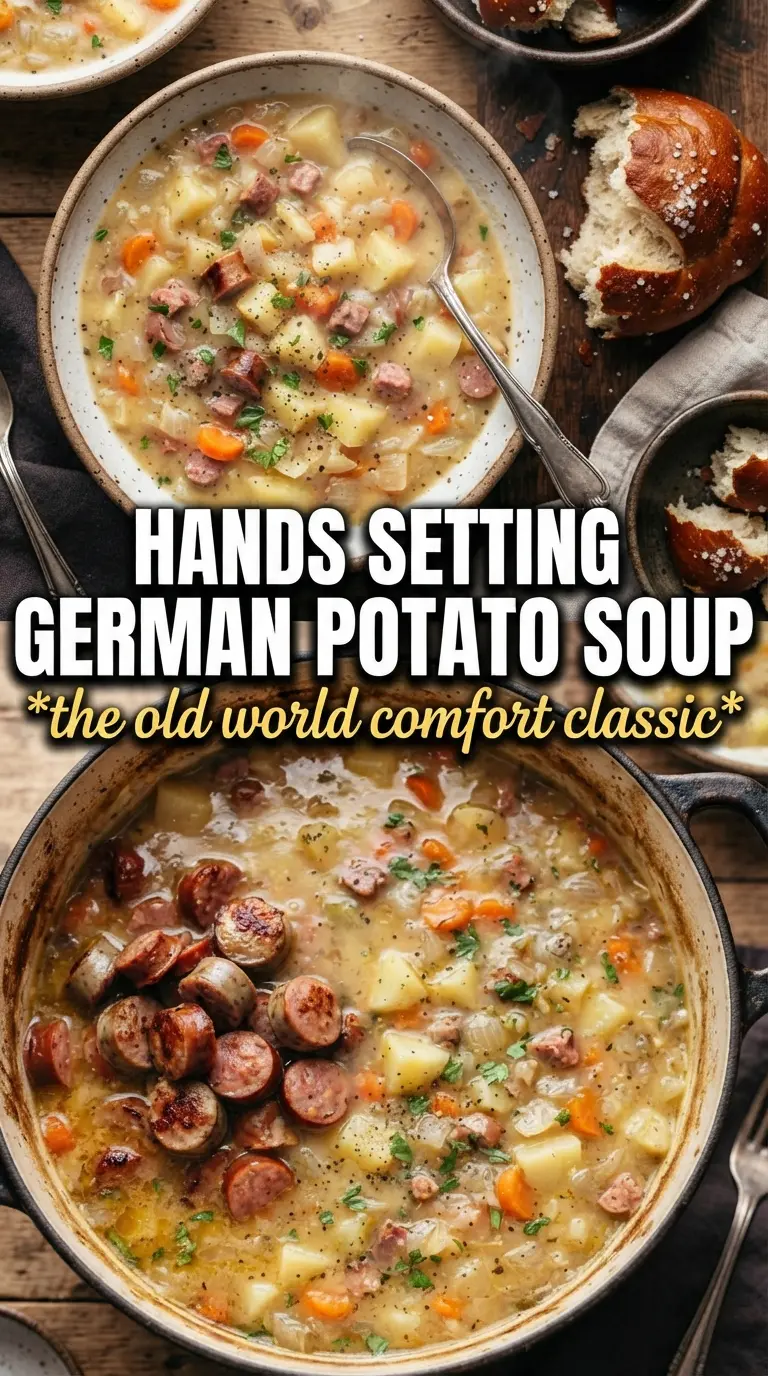 German Potato Soup hearty rustic