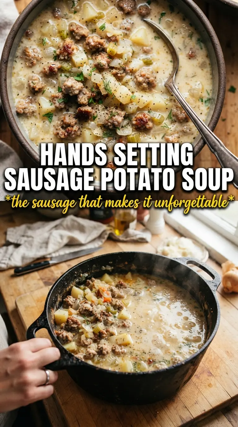 Sausage Potato Soup hearty creamy kale beans